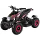  Quad ATV electric Cobra 800 W (negru/roz)