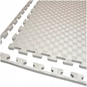  Covoraș de exerciții Canei 100 cm x 100 cm alb