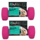  Ganteră Kaytan din neopren 1x1 kg 2 buc set de exerciții greutăți pentru femei