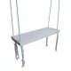  Scaun balansoar VOPSIT ALB LEMN MOLID COPII gradina de casa 50CM