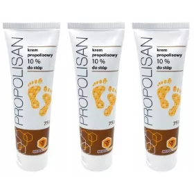   Crema Antibacteriană Pentru Picioare cu Propolis și Lăptișor de Matcă, 75 ml