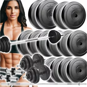  Mreană Be-Active.pl, bară dreaptă, 180 cm / 25 mm, 60 kg