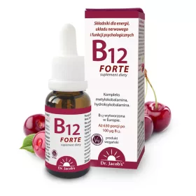Dr. Jacobs Vitamina B12 FORTE - Supliment Vegan 20 ml