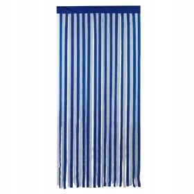 Perdeau ușă alb-albastru Maximex 90 × 200 cm