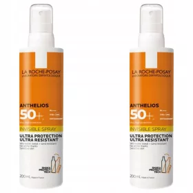   La Roche-Posay Anthelios Shaka Spray Invizibil SPF 50+ 200 ml pentru Corp și Față