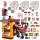  Magazin mare, supermarket, COFETARIA, CAFENEA, pentru copii, XXL + troler, produse