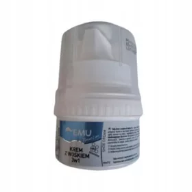  EMU Sport Line - Crema cu ceara de pantofi 3in1 - Alb, 50ml