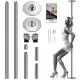  POLE DANCE TUBE PENTRU DANS TUBE ROTATIVE SI STATIC REGLABIL SILVER