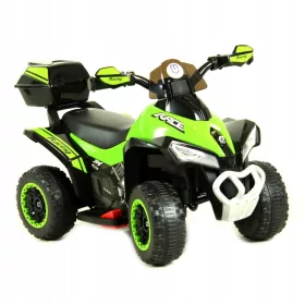   Quad alimentat cu baterii pentru copii, carcasă QUAD-SX-3-VERDE, până la 5 ani
