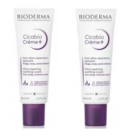   Cremă reparatoare și calmantă BIODERMA Cicabio Creme+ 2 x 40ml