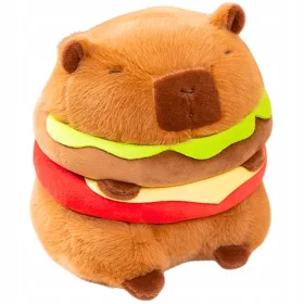    HAMBURGGER MASCOTA CAPYBARA JUCĂRIE MARE DE PELUC CAPYBARA 30CM