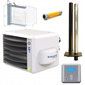    INCALZITOR PE GAZ PENTRU GARAJ, SET HALA pana la 140m2, 14kW, 2950m3/h