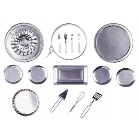  Set de copt, forme din otel inoxidabil, 15 bucati