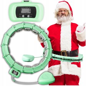  Hula hoop cu crampoane Gotel, 40 cm, verde