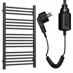    SCARA ÎNCĂLZIRE ELECTRICĂ 940/550 NEGRU MAT + ÎNCĂLZIRE 300W NEGRU 24H