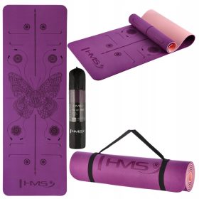    VIOLET YM10 HMS MAT YOGA MATERIAL TPE EXERCIȚII DE YOGA PILATES