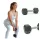  gantere fixe Pretorians acoperite/cauciucate 1x 5 kg