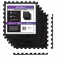  Covoraș de exerciții Hop-Sport 180 cm x 120 cm negru