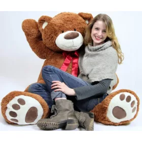  Ursuleț mare, 180 cm, culoare roșie