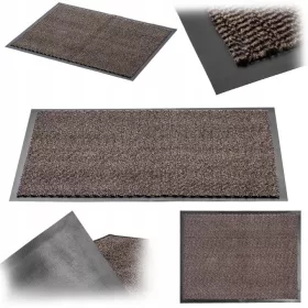   Covoare de intrare Kadax negru-maro 180 × 120 cm, grosime 5 mm