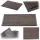 Covoare de intrare Kadax negru-maro 180 × 120 cm, grosime 5 mm