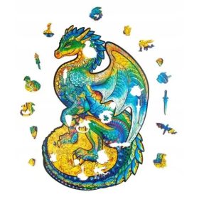    Puzzle-uri din lemn pentru adulți EDUCATIONAL Solicitant | DRAGON | A4