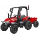  Tractor mare pentru copii cu telecomanda remorca 4x4