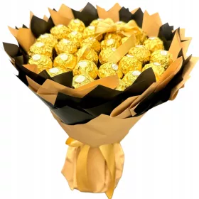   Buchet Ferrero dulce, un cadou pentru toată lumea, diverse ocazii, zile de naștere, zile onomastice