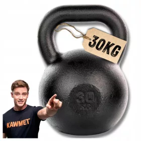  Kettlebelle Kawmet 30 kg negru