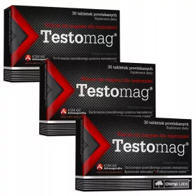   Testomag OLIMP - Supliment pentru bărbați, cu magneziu, zinc și Ashwagandha