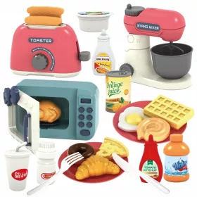    SET DE BUCĂTARE PENTRU COPII MIXER CU MICROUNDE Pâine de pâine