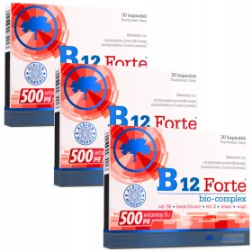   OLIMP B12 FORTE Bio-Complex - Supliment Pentru Sistemul Cardiovascular 30 Capsule