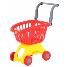  Mini cos de cumparaturi Polesie 71262 rosu si galben