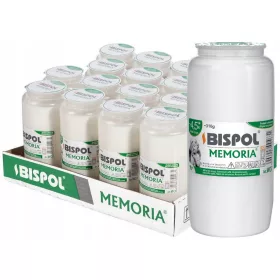   Wkłady Olejowe Bispol Memoria Pentru Lumânări, Ardere 4,5 Zile - Pachet de 16 Bucăți