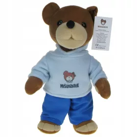    Teddy Bear, 30 cm - mascota de ursuleț de pluș într-un hanorac din lână