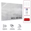 Placa magnetica ALLboards METALboards ciment 60 × 40 cm