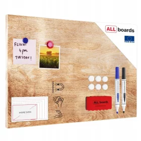 Placa magnetica ALLboards METALboards lemn 60 × 40 cm