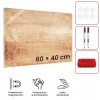 Placa magnetica ALLboards METALboards lemn 60 × 40 cm