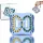  CUB MAGIC PUZZLE ROTATIV ALBASTRU 10,5x9CM