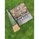  Mangal Grill Case for 6 Sampon. Carbon pliabil. Spike incluse