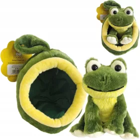    BROASTĂ DE PLUș broască în casă MASCOTA ursuleț de pluș