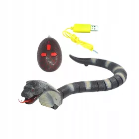  Jucărie electrică RC Snake Realistic Negru