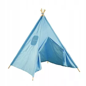  Teepee tipi casa cort 120x120x160 cm albastru Domarex