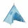  Teepee tipi casa cort 120x120x160 cm albastru Domarex