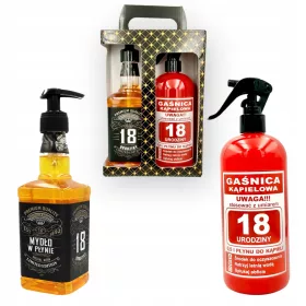    SET CADOU LICHID in forma de STINGATOR WHISKY ziua de nastere 18 30 40 50 60 70