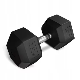  Trex Sport gantere fixe acoperite/cauciucate 1x 15 kg