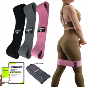    SET 3 HIP MINI BANDE REZISTENTE LA EXERCICIT, REZISTENTE LA MATERIALE, BANDE PUTERNICE DE FITNESS