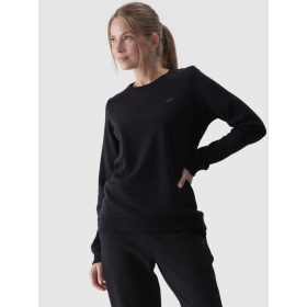    Hanorac de damă fără fermoar fără glugă 4F 4FWMM00TSWSF1469 - negru