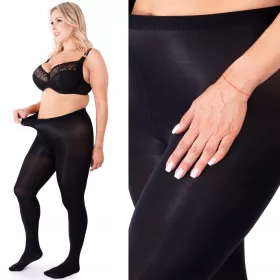    Colanți din microfibră PLUS SIZE 100 DEN jet black VERA fenomen opac