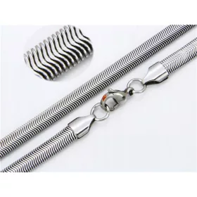    Lanț din oțel chirurgical, argintiu, cablu arc, 316L, nou, 50 cm